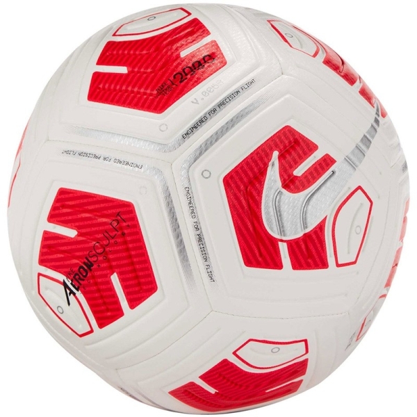Nike Strike Team Junior 290 jalkapallo, koko 5, väri punainen ja valkoinen. Nike Strike Team Junior 290 jalkapallo, koko 5, väri punainen ja valkoinen.