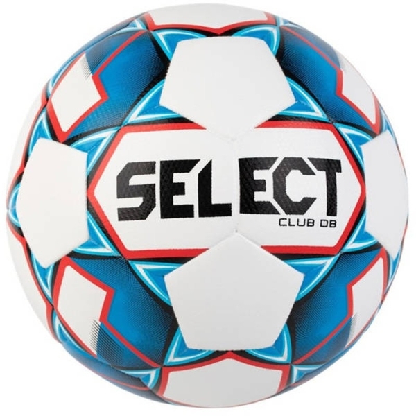 Select Club DB jalkapallo, koko 4, väri valkoinen-sininen-punainen. Select Club DB jalkapallo, koko 4, väri valkoinen-sininen-punainen.