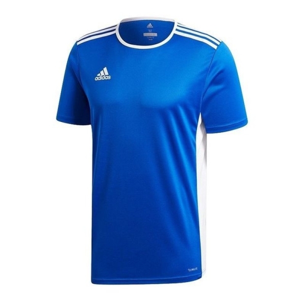 Adidas Entrada T-paita, 18JSY, koko 128, väri sininen. Adidas Entrada T-paita, 18JSY, koko 128, väri sininen.