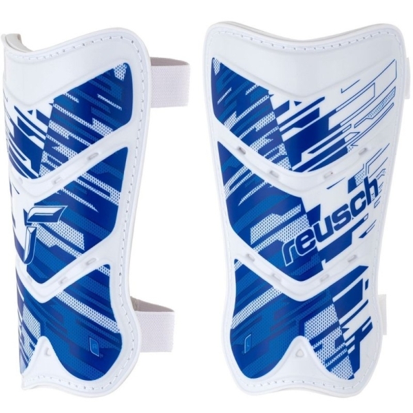 Reusch Shinguard Attakt Lite jalkapallosuojat, koko L, väri valkoinen ja sininen. Reusch Shinguard Attakt Lite jalkapallosuojat, koko L, väri valkoinen ja sininen.