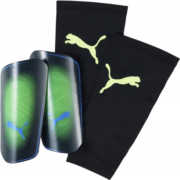 Puma Säärisuojat ULTRA Light Sleeve jalkapallosuojat, väri vihreä ja musta Puma Säärisuojat ULTRA Light Sleeve jalkapallosuojat, väri vihreä ja musta