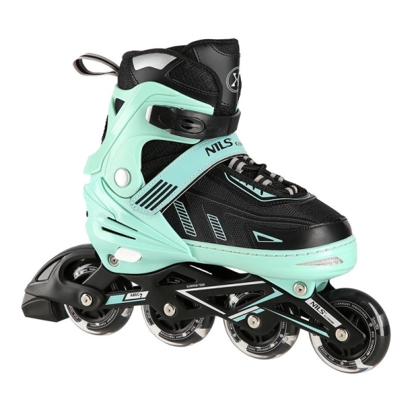 Łyżworolki A-l, Nils Extreme, NA11230A, rozmiar (M) 35-38, kolor turkusowo-czarny Łyżworolki A-l, Nils Extreme, NA11230A, rozmiar (M) 35-38, kolor turkusowo-czarny