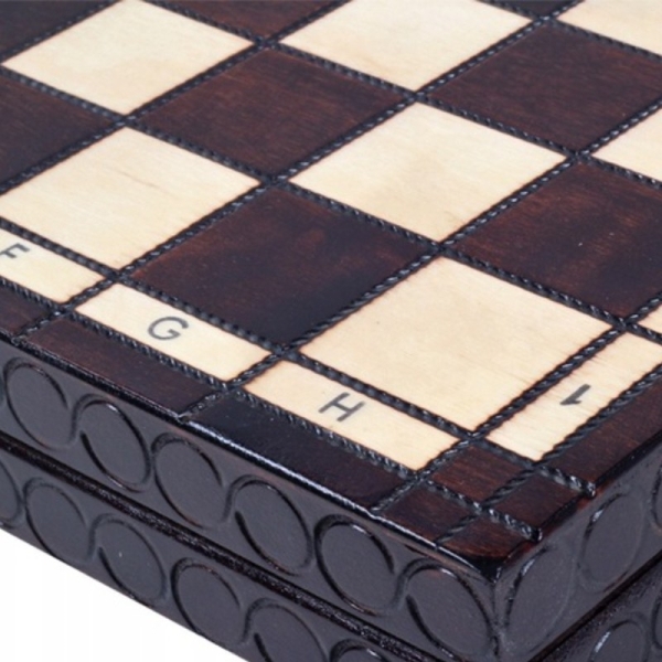 Puinen kuninkaallinen shakki, keskikokoinen - Sunrise Chess & Games