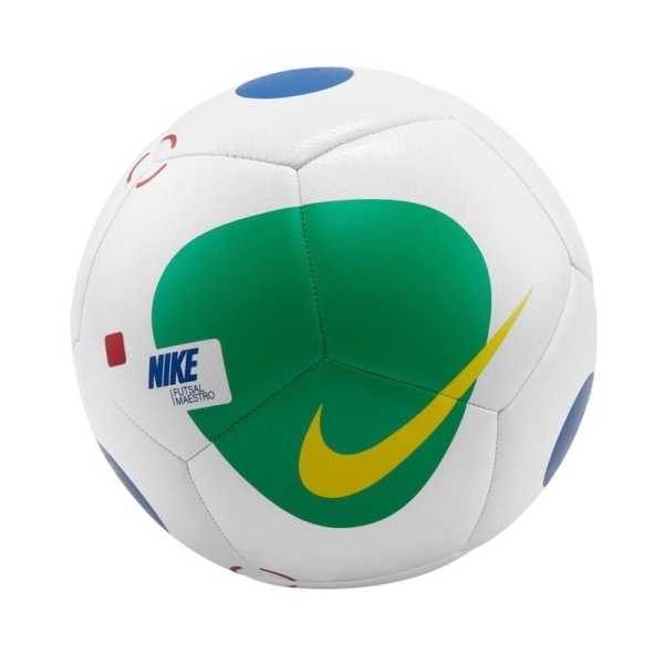 Nike Futsal Maestro sisäpallo, koko 4, väri valkoinen-vihreä-sininen. Nike Futsal Maestro sisäpallo, koko 4, väri valkoinen-vihreä-sininen.