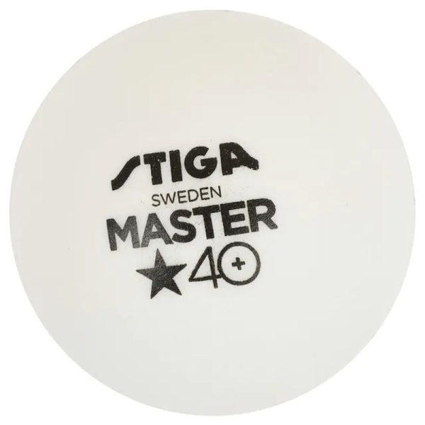 Stiga Master pöytätennispallo valkoinen Stiga Master pöytätennispallo valkoinen