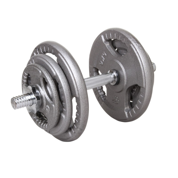 Beltor PF Line Hantla żeliwna - Cast Iiron Dumbbell szara-hammertone 20kg / 28mm Beltor PF Line Hantla żeliwna - Cast Iiron Dumbbell szara-hammertone 20kg / 28mm