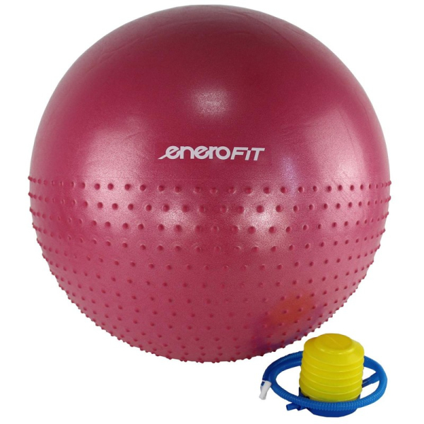 Piłka gimnastyczna Enero z masażerem Half Fit 65 cm Piłka gimnastyczna Enero z masażerem Half Fit 65 cm