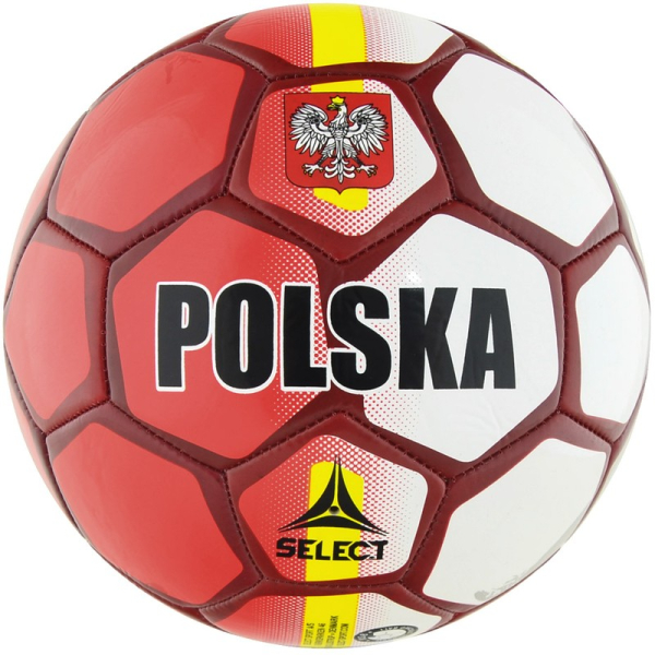 Piłka nożna Select POLSKA, rozmiar 5, kolor biało-czerwony Piłka nożna Select POLSKA, rozmiar 5, kolor biało-czerwony