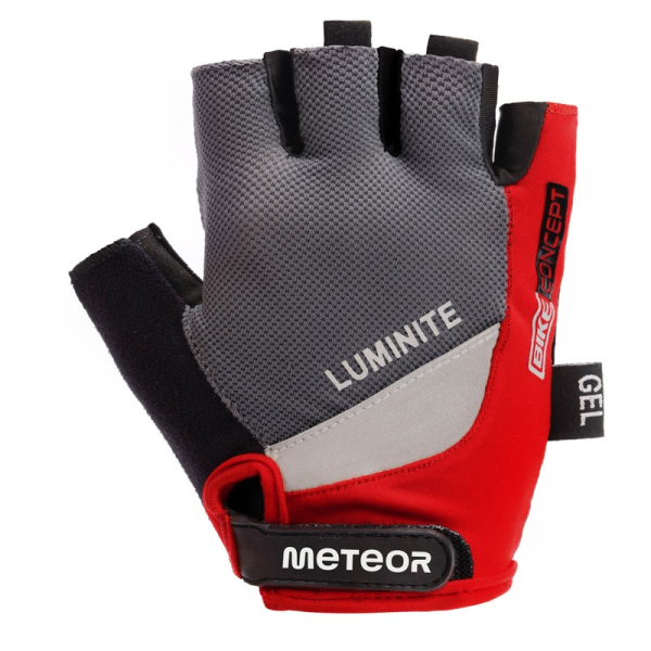Rękawice rowerowe Meteor Gel GX33 czerwony Rękawice rowerowe Meteor Gel GX33 czerwony