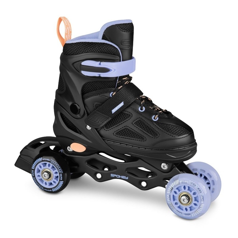 Spokey inline-luistimet, 4 in 1, Quattro 943428, väri violetti