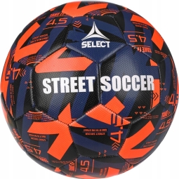 Select Street Soccer, koko 4.5, oranssi-musta ja laivastonsininen