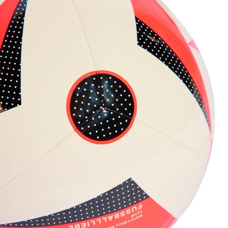 Adidas Euro24 jalkapallo, koko 4, väri valkoinen/punainen/musta.