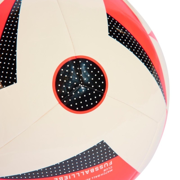 Adidas Euro24 jalkapallo, koko 4, väri valkoinen/punainen/musta.
