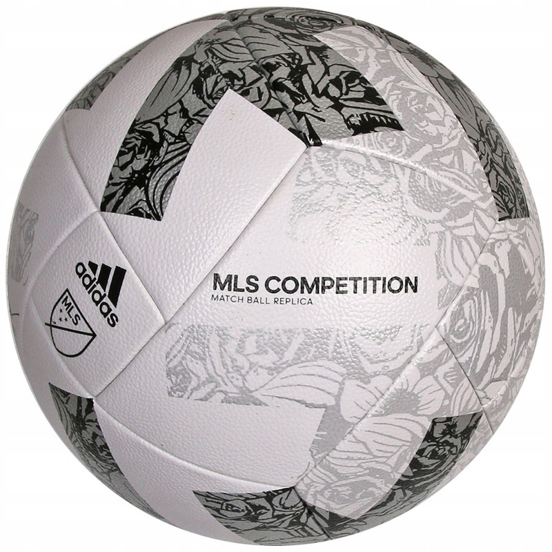 Adidas MLS Competition jalkapallo, koko 5, valkoinen/musta/harmaa väri