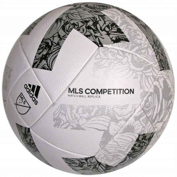 Adidas MLS Competition jalkapallo, koko 5, valkoinen/musta/harmaa väri