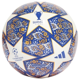 Adidas Finale League J290 jalkapallo, koko 4, valkoinen-oranssi ja laivastonsininen väri.