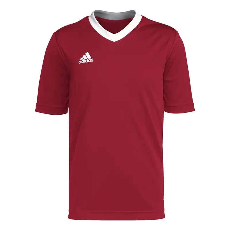 Adidas Entrada T-paita, 22JSY, väri punainen.