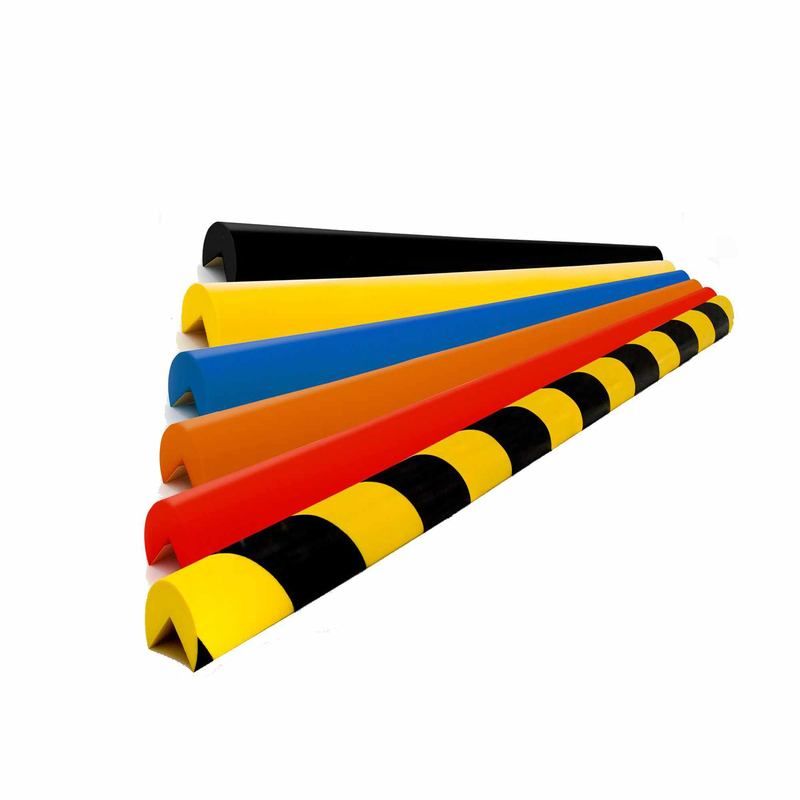 Kulmien suojapuskuri. Pyöristetty muoto. Mitat 1000mm, fi 40mm