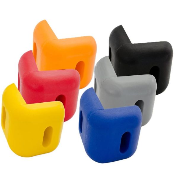 Järjestelmäliitin seinäsuojanauhoja, kulmaa, ulkoista EWS:ää varten. Mitat 40/100x100mm