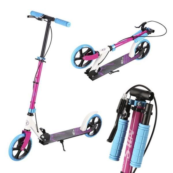 HM0107 skootteri, NILS EXTREME, valkoinen ja pinkki väri HM0107 skootteri, NILS EXTREME, valkoinen ja pinkki väri