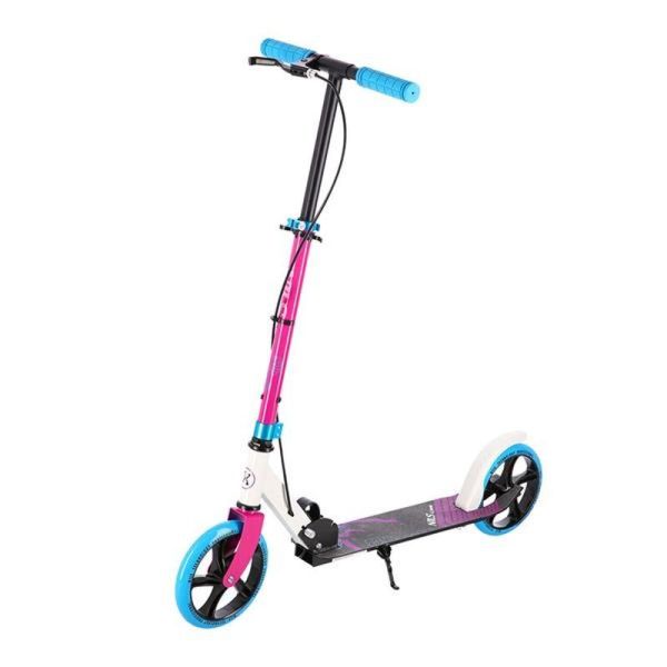 HM0107 skootteri, NILS EXTREME, valkoinen ja pinkki väri