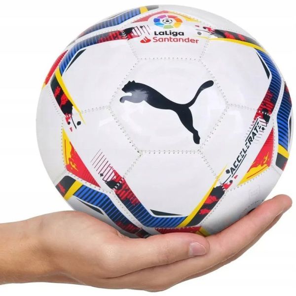 Puma Accelerate Mini jalkapallo, koko 1, väri punainen-valkoinen-sininen.