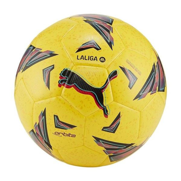 Puma Orbit Laliga jalkapallo, koko 5, keltainen Puma Orbit Laliga jalkapallo, koko 5, keltainen