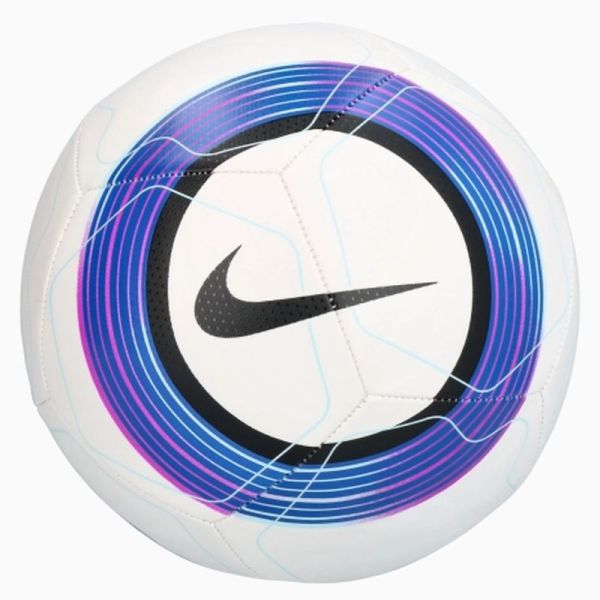 Nike Premier League Pitch -jalkapallo, koko 5, väri valkoinen-musta-sininen-violetti. Nike Premier League Pitch -jalkapallo, koko 5, väri valkoinen-musta-sininen-violetti.