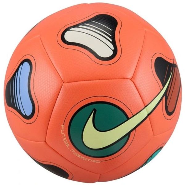 Nike Futsal Maestro sisäjalkapallo, koko 4, väri oranssi-kelta-vihreä. Nike Futsal Maestro sisäjalkapallo, koko 4, väri oranssi-kelta-vihreä.