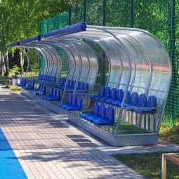 Kahden rivin hytti varapelaajille