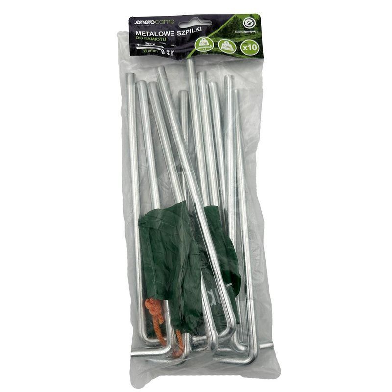 Enero Camp telttaneulat, 20cm x 3cm-10kpl.