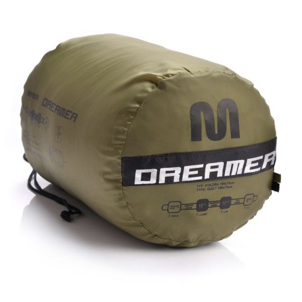 Meteor Dreamer L makuupussi oliivi/musta