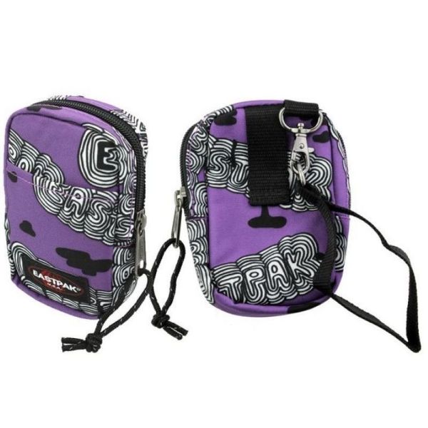 Eastpak pieni lompakko, valkoinen ja violetti väri Eastpak pieni lompakko, valkoinen ja violetti väri