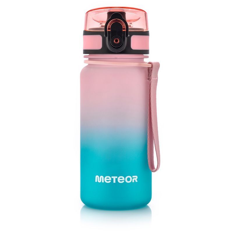 Meteor urheilupullo 350 ml vaaleanpunainen/turkoosi