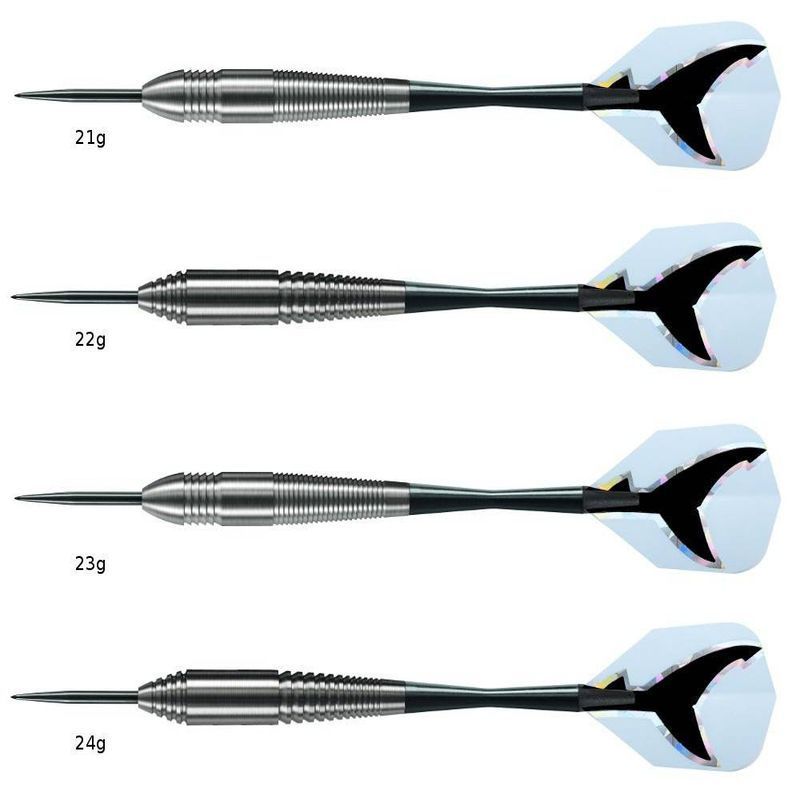 Harrows Silver Shark Blade Darts, 21g