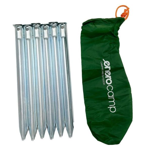 Enero Camp telttanastat, 23cm - 6kpl