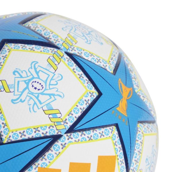 Adidas UWCL League jalkapallo, koko 5, väri valkoinen ja sininen.