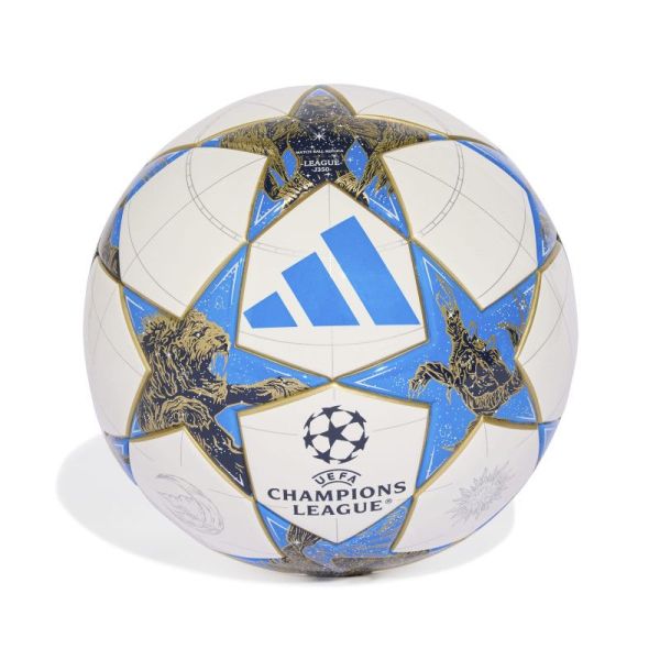Adidas UCL League J350 jalkapallo, koko 4, väri valkoinen-sininen-kultainen Adidas UCL League J350 jalkapallo, koko 4, väri valkoinen-sininen-kultainen