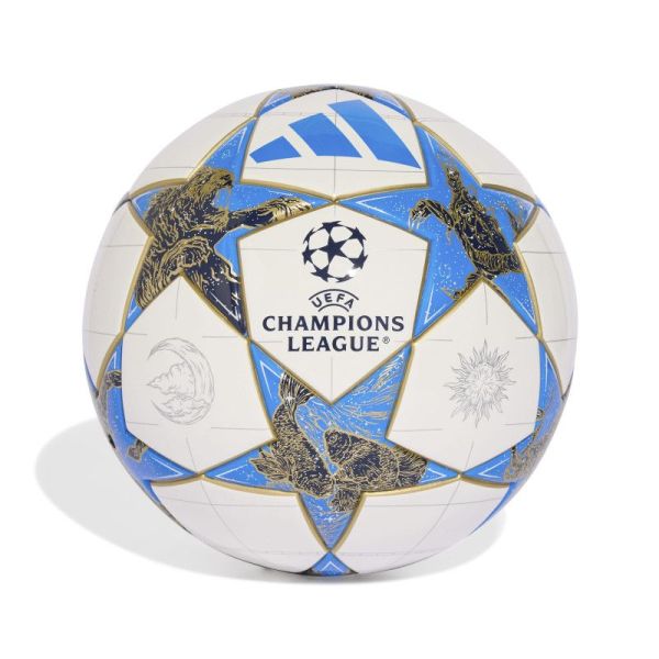 Adidas UCL League J350 jalkapallo, koko 4, väri valkoinen-sininen-kultainen