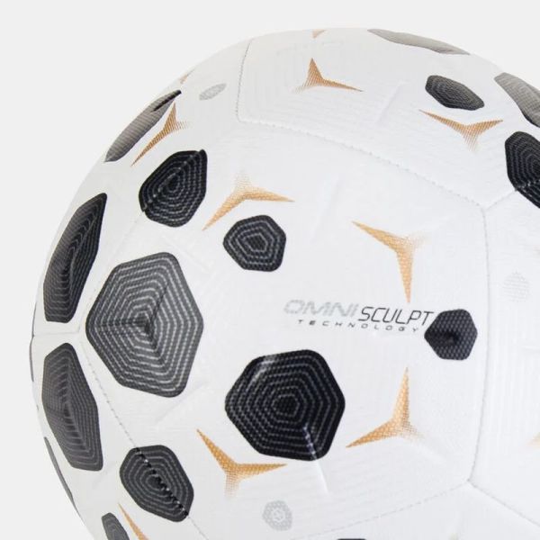 Nike Academy jalkapallo, koko 5, valkoinen-musta-kultainen väri.
