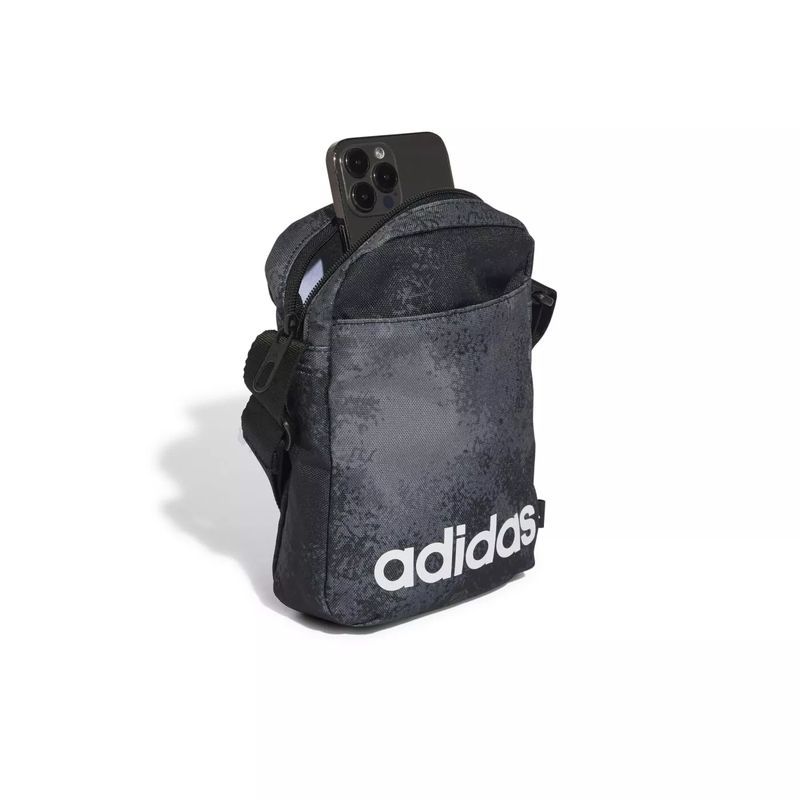 Adidas Lin G ORG -pussi, JV5274, harmaa-musta väri.