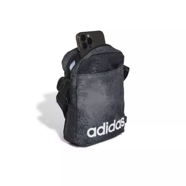 Adidas Lin G ORG -pussi, JV5274, harmaa-musta väri.